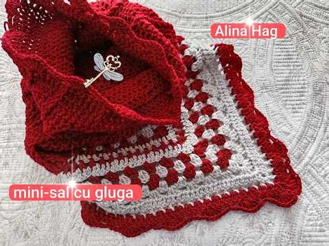 Mini sal cu gluga - tutorial pas cu pas