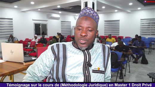 À ISPRIC, la qualité de l’enseignement repose sur la rigueur scientifique et l’expertise pédagogique. Le témoignage des étudiants en Master Droit privé revient sur le module Méthodologie juridique, dispensé par le Dr Seydou Idrissa KANTÉ, un enseignement clé qui structure durablement leur parcours universitaire. Les inscriptions continuent… | Ispric