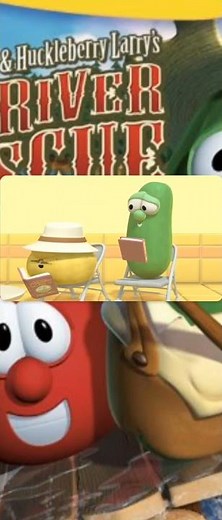 VeggieTales Tomato Sawyer & Huckleberry Larry's Big River Rescue #VeggieShorts!