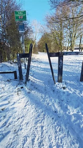 Snowy Trail Run to Penshaw Monument