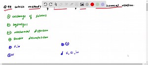 Which methods of preparation of sol involve chemical reaction? (i) Exchange of solvent (ii) Hydrolysis (iii) Mechanical dispersion (iv) Double decomposition a. (ii), (iv) b. (iv) 𝐂4 (ii) d. (ii), (iii), (iv) | Numerade