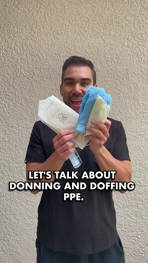 Don & Doff Skills!😷 #ppe #donningppe #doffingppe #clinicalskills