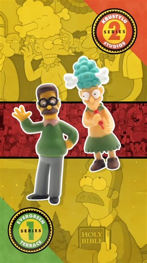 Mosquis Collection on Instagram: "Estas otras 2 figuras de PVC del actor secundario Mel y Ned Flanders, pertenecieron a las serie 2 (2006) y 1 (2005) respectivamente de la línea oficial de Fox, aunque se lanzaron de varias formas sobre esos años. Referencias de episodio: Actor secundario Mel T13x22 - Papá tiene una placa nueva Ned Flanders T05x16 - Homer ama a Flanders #simpson #collection #PVC #toys"