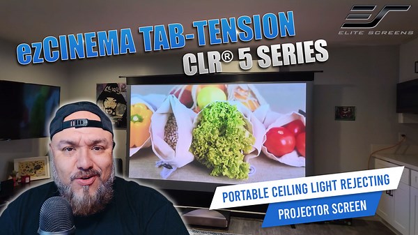 Watch Portable Light-On Floor Pull-Up Screen for UST/ST Projectors on Amazon Live