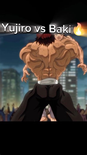 Strongest Father vs Son 🔥 Yujiro vs Baki Full Fight Edit (Aura Mode) #YujiroHanma #BakiVsYujirom