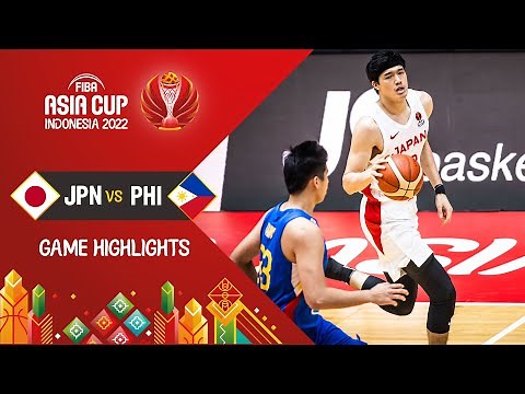 Japan 🇯🇵 - Philippines 🇵🇭 | Basketball Highlights - #FIBAASIACUP 2022
