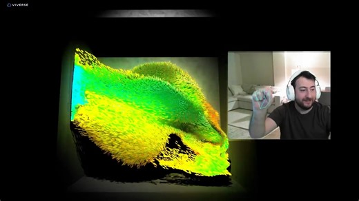 David Katz presented a cool particle simulation that he can manipulate with his hands. It needs only a browser and a webcam: https://80.lv/articles/impressive-particle-simulator-controlled-by-hand-gestures | 80 Level