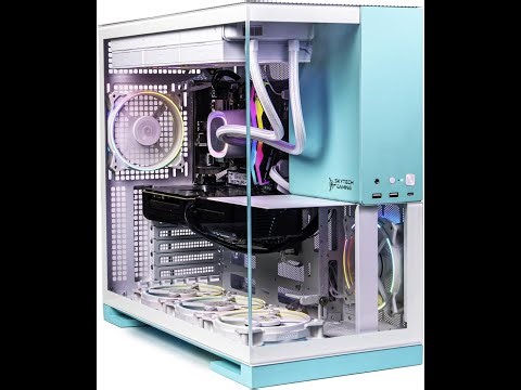 Skytech Gaming Aqua PC with RTX 5070 Ti & Intel Ultra 9 – Elite Performance, Stunning Design