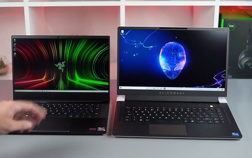 (机中)外星人Alienware X15 对比 雷蛇Blade Razer 14