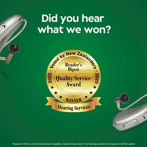 Get one pair of Specsavers Advance Standard Hearing Aids at no cost to you. Book a hearing appointment today at specsavers.co.nz/hearing | Specsavers New Zealand