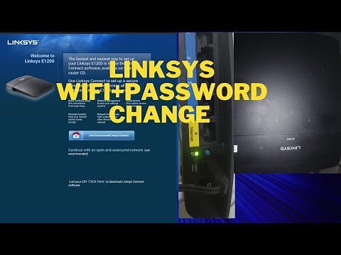 How to change WiFi Name and Password Linksys Router