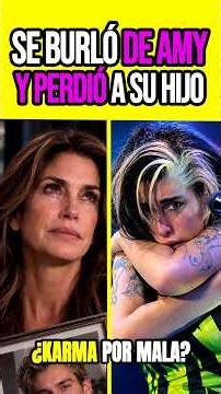 Se burló de Amy Winehouse… y el karma le quitó a su hijo.