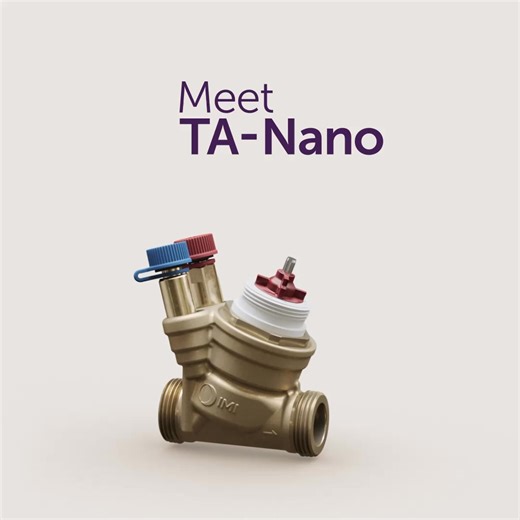 Meet TA-Nano, your compact and lightweight PIBCV that fits where other valves do not! 🌟 TA-Nano Plus is now available! | IMI Climate Control