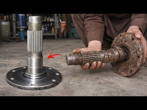 How to Repair a Broken Tractor Axle | Step-by-Step Workshop Fix