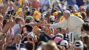 David Muir takes you to St. Peter's Square where mourners from around the world among the last to pay their respects to Pope Francis ahead of his funeral Saturday. What Americans from Texas to Ohio and Florida say is the reason why they came all this way. https://abcnews.link/HVuHo8e | ABC World News Tonight with David Muir