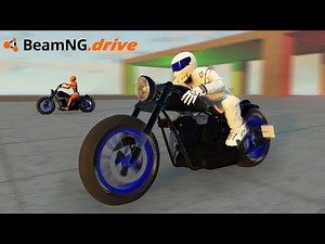 BeamNG Drive Mods- Exploiting new features of American Chopper! (motorcycle accidents #22)