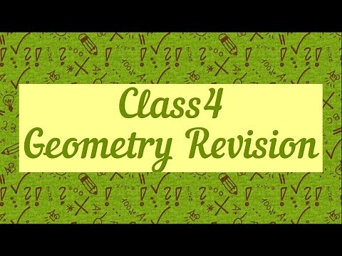 Class 4 Maths CBSE | Geometry | Revision Series