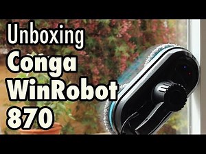 Robot limpiacristales Conga WinRobot 870: Unboxing y características