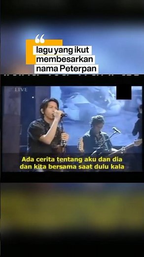 Peterpan semua tentang kita live 🎸✨