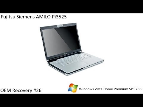 OEM Recovery #26 - Fujitsu-Siemens AMILO Pi3525