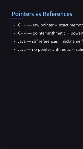 C++ vs Java Pointers — Explained Simply 🚀#aksdev #programming #cpp #java