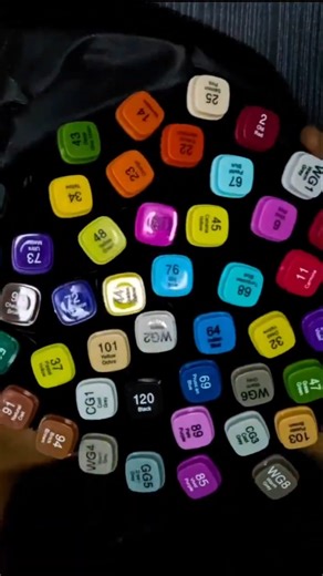 Marker set tutorial 🎨🫟 #markers #doodle #art #sketch #drawing #doodlewithme #colors