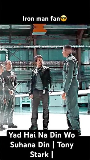 Yad Hai Na Din Wo Suhana Din | Tony Stark | #shorts #marvel #ironman #youtubeshorts #shortvideo