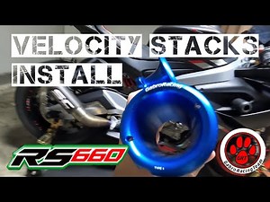 RS 660 | Velocity Stacks Gabro | Install