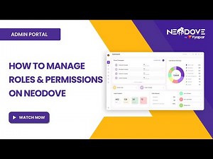 How To Manage Roles & Permissions in the Admin Portal on NeoDove | English Tutorial