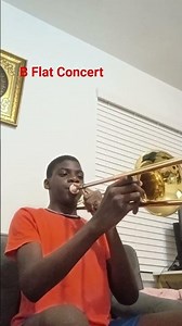 B Flat Concert Scale #trombone #band