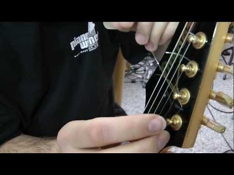 Workshop E-Gitarre 3/4 Instrumentenpflege, SAITENWECHSEL und Einstellen der Bundreinheit