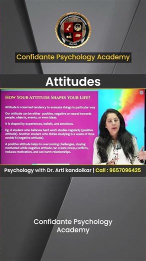 What Is Attitude? How Your Attitude Shapes Your Life | Psychology Explained #psychologyoptional #ias