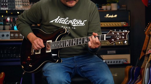 9.3K views · 104 reactions | One of our best Black Friday deals! 朗 Save up to £600 on PRS SE Guitars at Andertons during our Black Friday sale!  Pete is playing on the PRS SE Standard Hollowbody in Fire Red Burst & PRS SE Custom 24-08 in Blood Orange!   View Here: https://bit.ly/3VbZ91P | Andertons Music Co. | Facebook