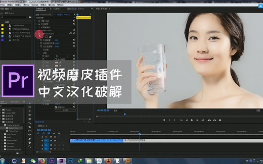 pr磨皮插件beauty box，视频磨皮美美的