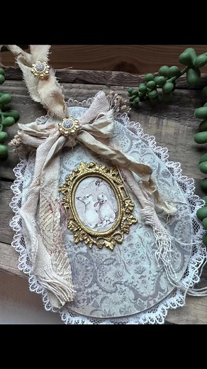 Gorgeous Shabby Chic Vintage Easter Egg DIY | Scrappy's Rustics