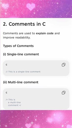 CS25C01 UNIT 1 Interactive script mode, comments, indentation, error message programing in c #live