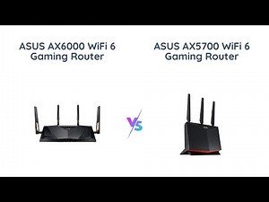 ASUS AX6000 vs AX5700 WiFi 6 Gaming Router Comparison