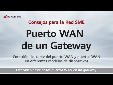 Puerto WAN de un Gateway