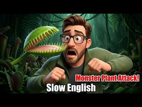 Giant Greenhouse: Carnivorous Plants & Chocolate Flower Hunt! | Easy English Story (A1-A2)