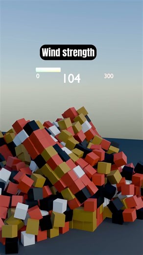 From Breeze to Blast: 3D Wind Simulation #3danimation #WindSimulation #visualeffects