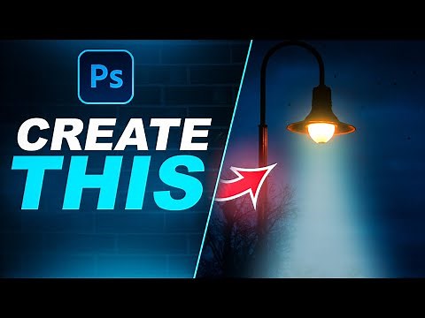 Tutorial: Adding Lighting to a Lamp Post Image - Photoshop 2023 (HD)