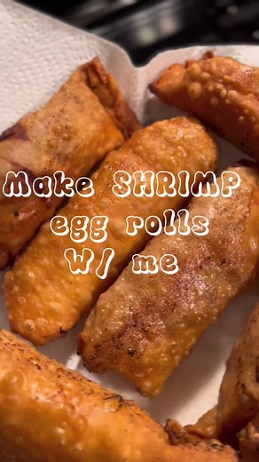 Homemade Chinese Shrimp Egg Rolls Recipe
