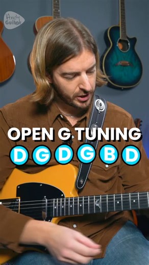 Andy Crowley on Instagram: "Open G Tuning EXPLAINED for beginner guitar"