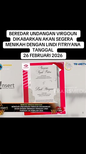 Virgoun dan Lindi Fitriyana Siap Menikah 26 Februari 2026