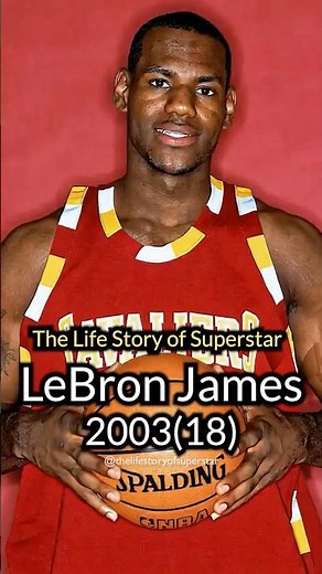 The Life Story of LeBron James🏀 #LeBronJames #history #evolution #Basketball