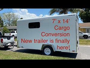 7’ x 14’ Custom Cargo Conversion. We just picked up the new trailer. Let’s check it out!