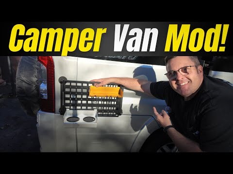 Installing the MELIPRON MOLLE Panel System in My Camper Van