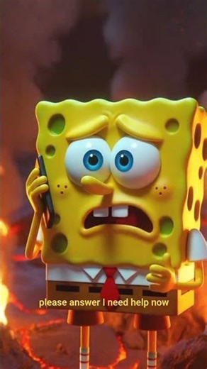 The Volcano Trapped SpongeBob… Time Is Running Out”. #shorts