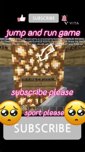 jump and run game in Minecraft #minecraft #gaming #trending