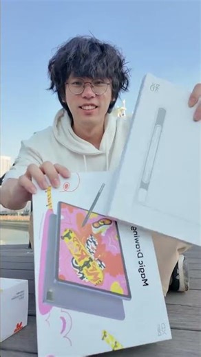 ASMR unboxing is back🖼️✨#xppen #artist #fyp #fenix #viral #art #satisfying #ASMR #unboxingvideo